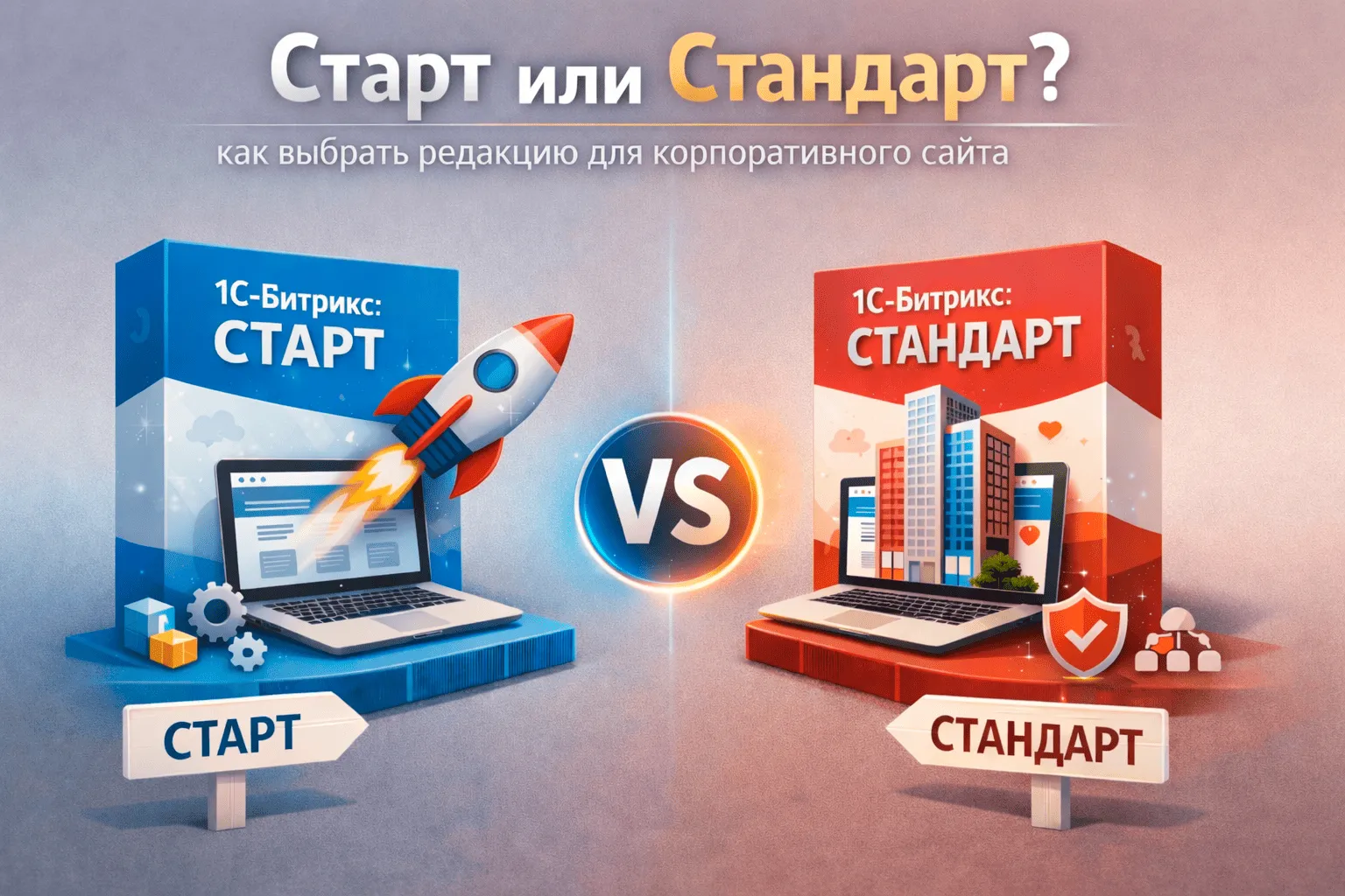 Старт или Стандарт: как выбрать редакцию для корпоративного сайта в Таганроге